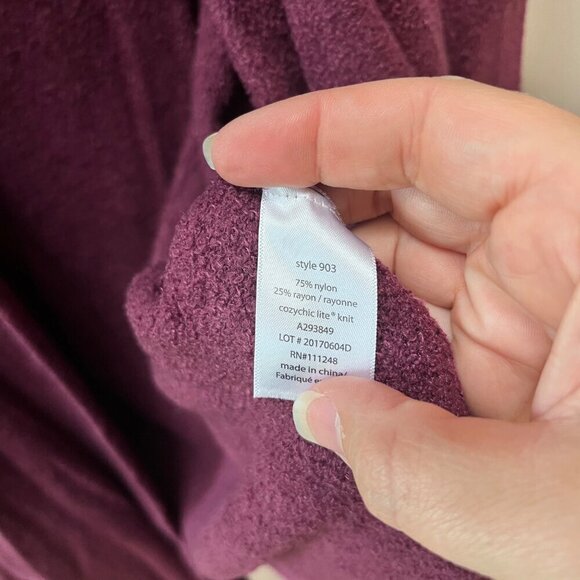 Barefoot Dreams Cozychic Lite Island Wrap Cardigan. L/XL‎ - Picture 2 of 4